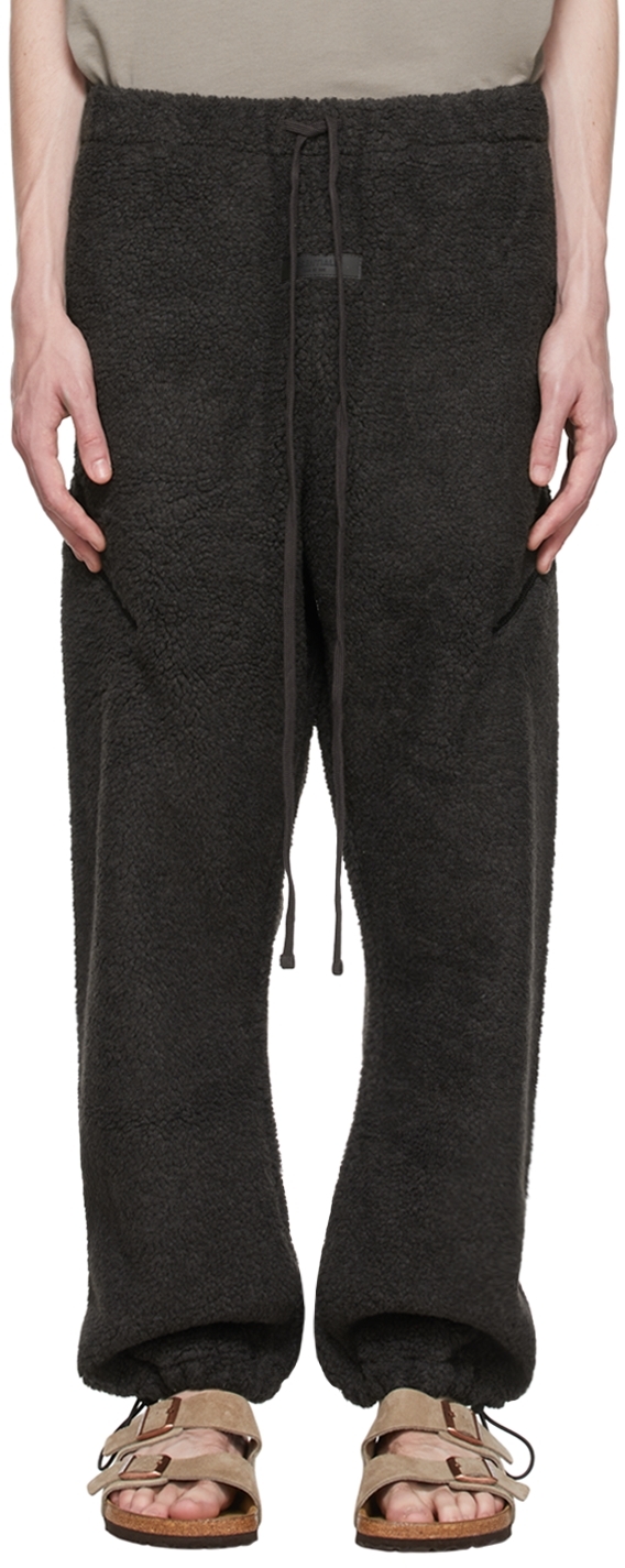 Essentials Gray Polyester Lounge Pants