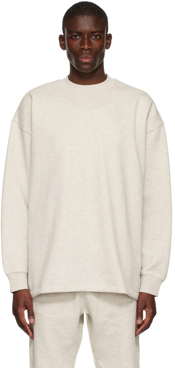 Essentials: Off-White Relaxed Sweatshirt | SSENSE UK
