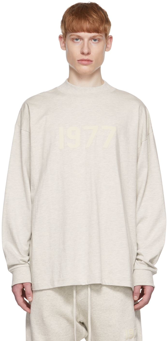 Off-White 1977 Long Sleeve T-Shirt by Fear of God ESSENTIALS on Sale