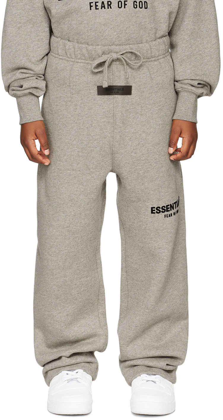 Essentials Kids Gray Logo Lounge Pants