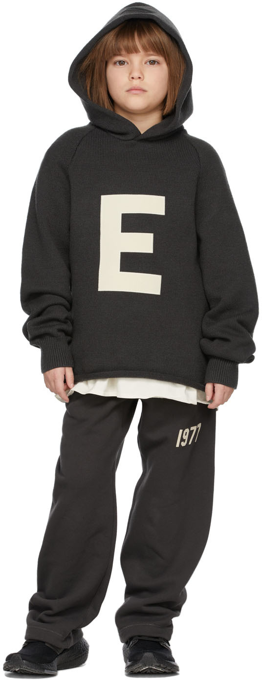 Kids Black Chain Print Sweatshirt Ssense Abbigliamento Maglioni e cardigan Felpe e hoodies Felpe 
