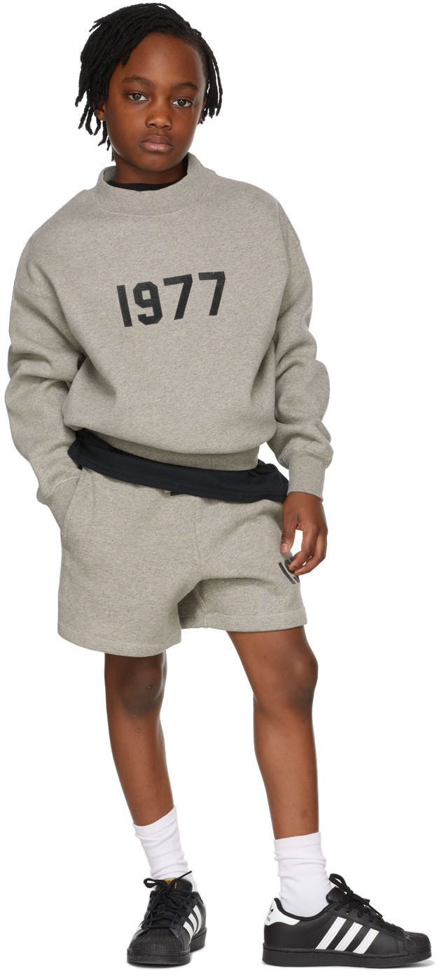 Kids Grey '1977' Sweatshirt