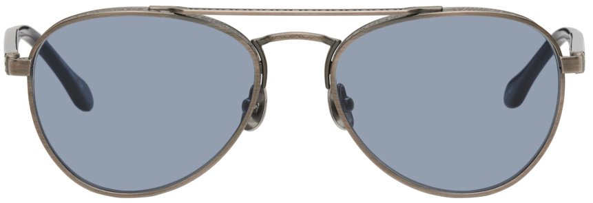 Matsuda Silver & Navy M3116 Sunglasses