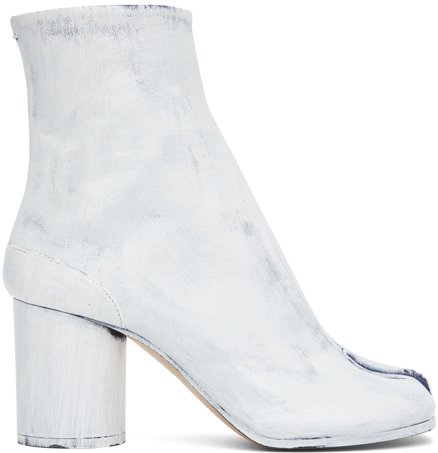 White Bianchetto Tabi Boots