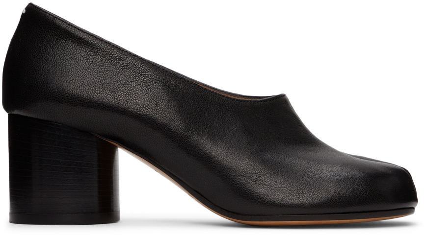 Maison Margiela Black Vintage Soft Tabi Heels | Smart Closet