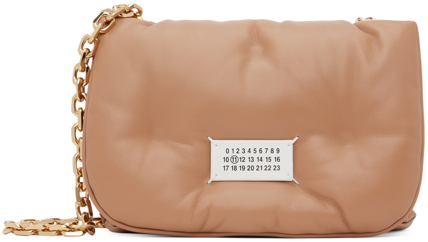 Tan Mini Glam Slam Shoulder Bag In Brown