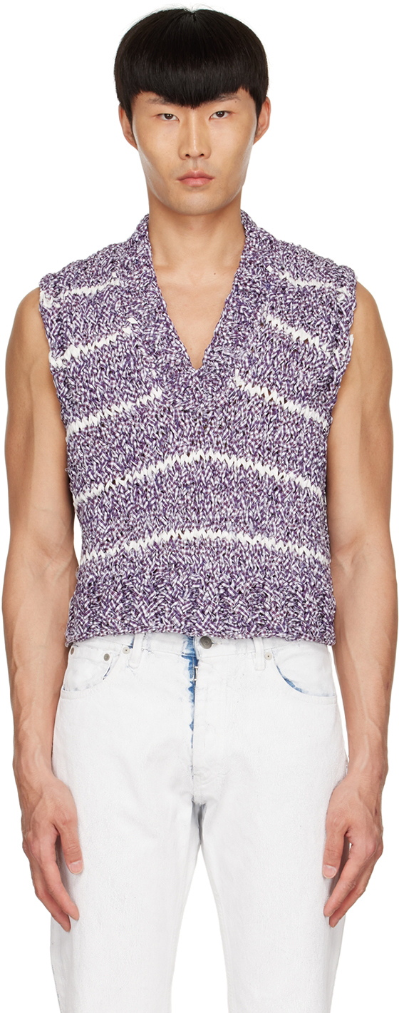 Purple Cotton Vest