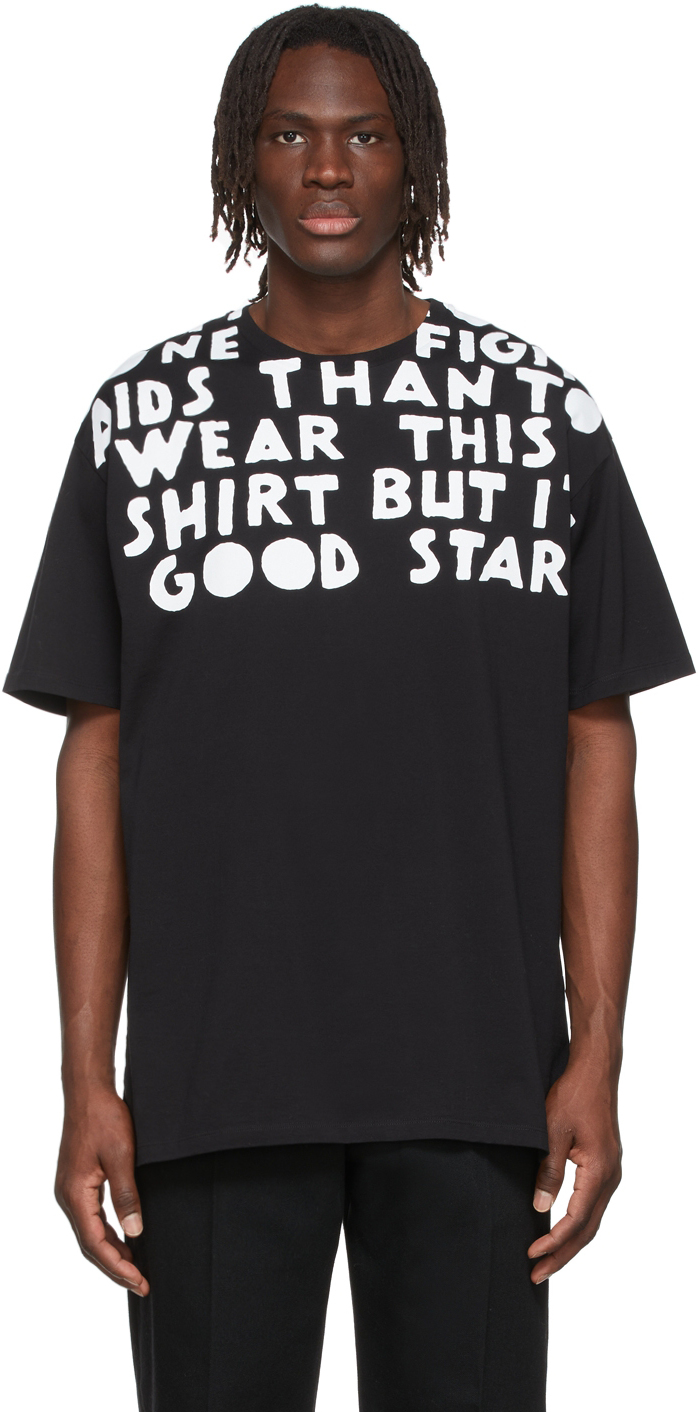 Black AIDS Jersey T-Shirt