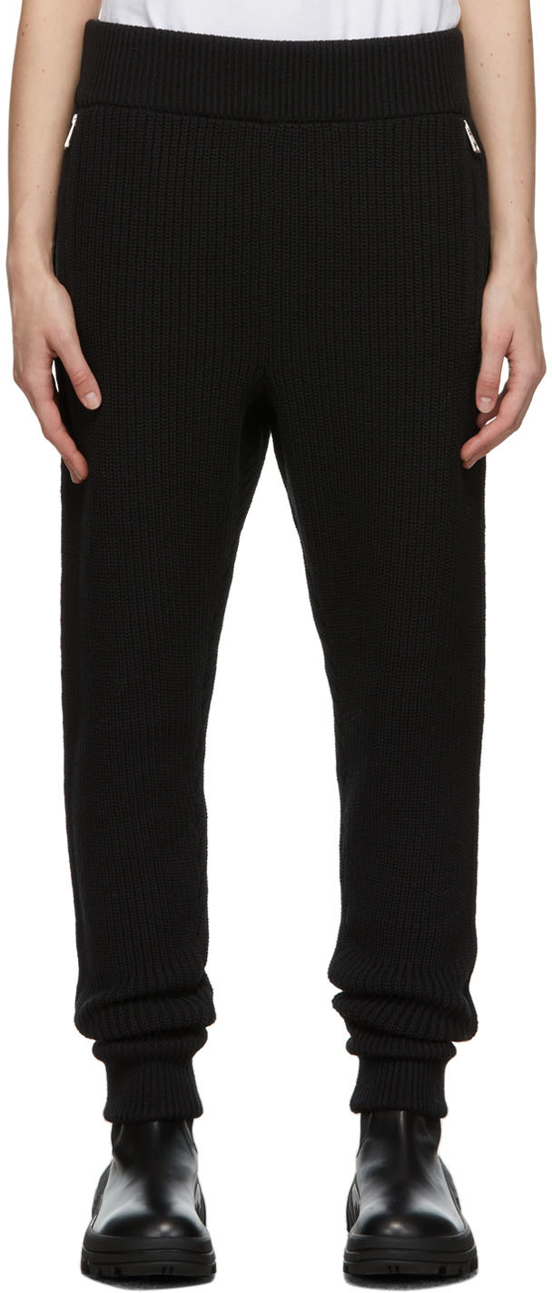 6 Moncler 1017 ALYX 9SM Black Knit Lounge Pants