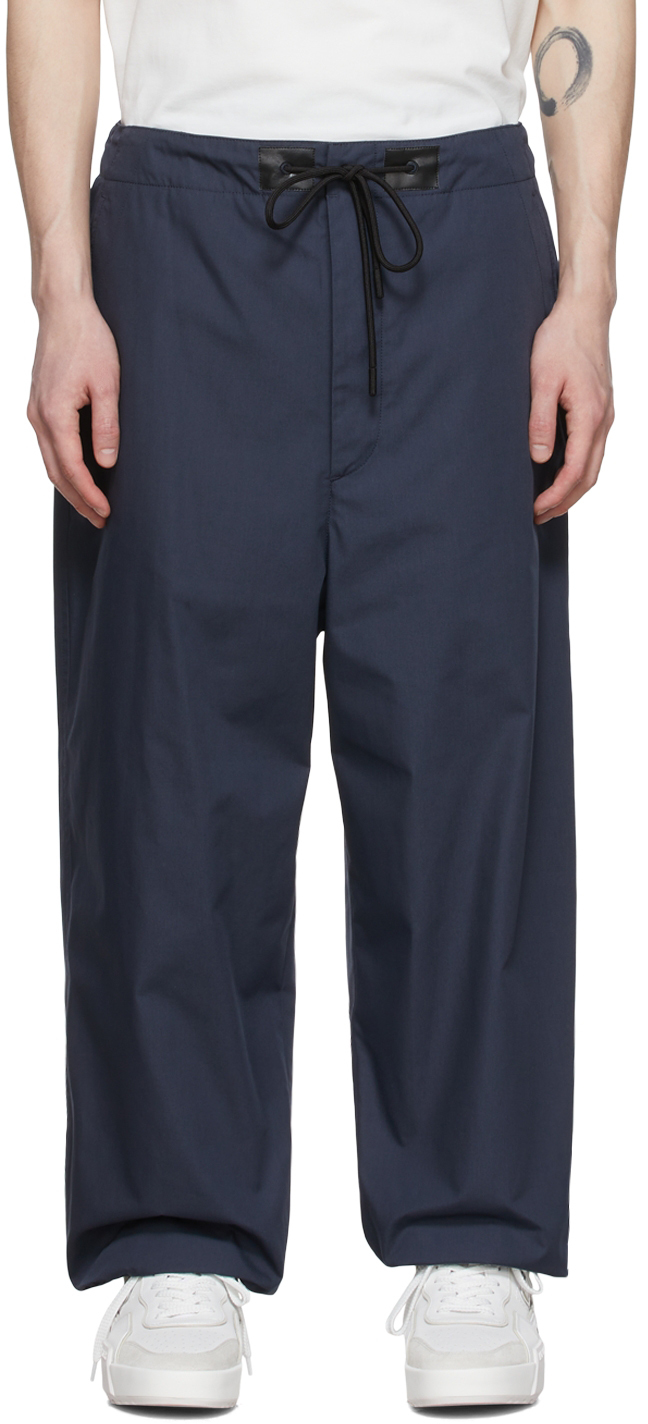Moncler Genius 2 Moncler 1952 Navy Polyester Trousers