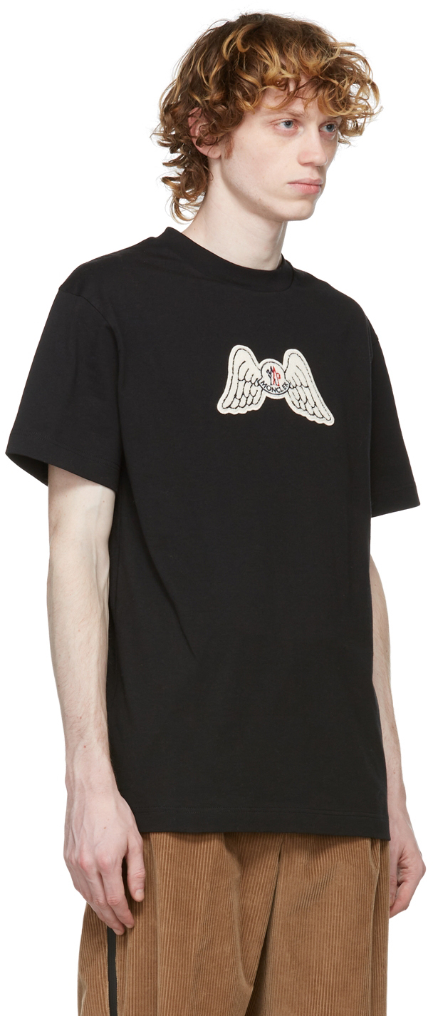 Palm Angels: Black Logo T-Shirt