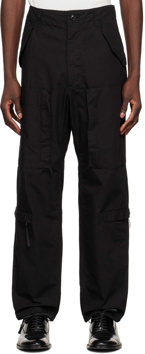 Engineered Garments: Black Aircrew Cargo Pants | SSENSE Canada