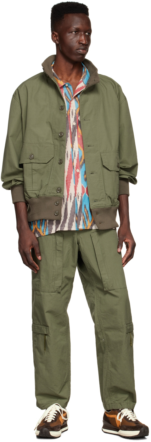 Engineered Garments Green Aircrew Cargo Pants | Smart Closet