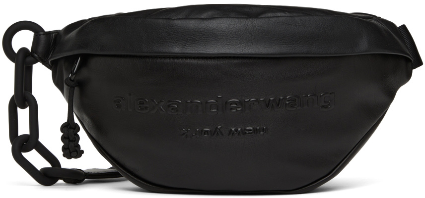 Black Leather Primal Fanny Pack