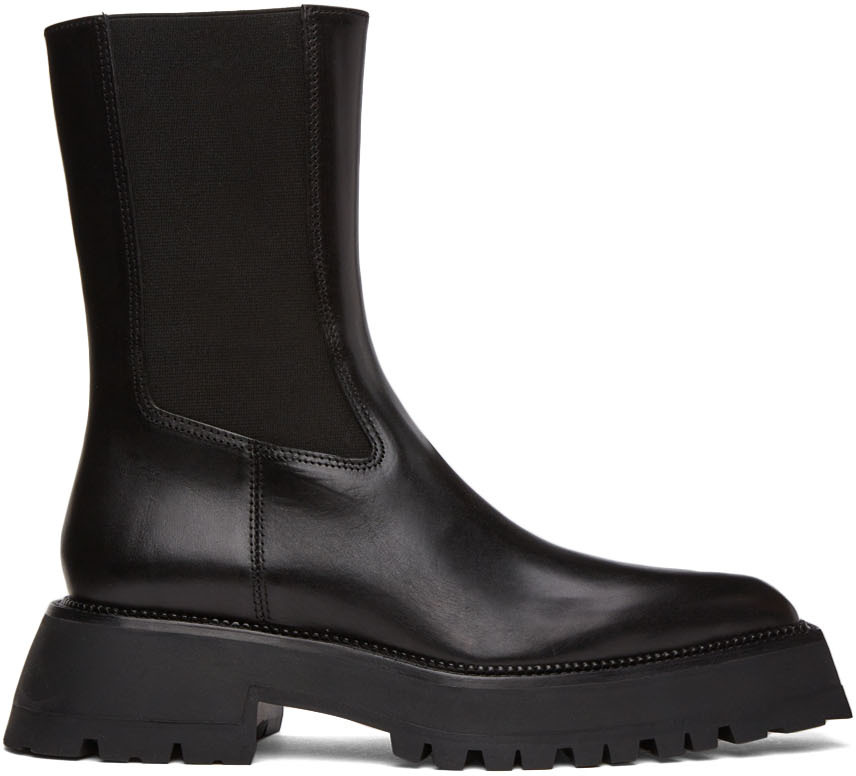 Black Presley Boots by Alexander Wang on Sale