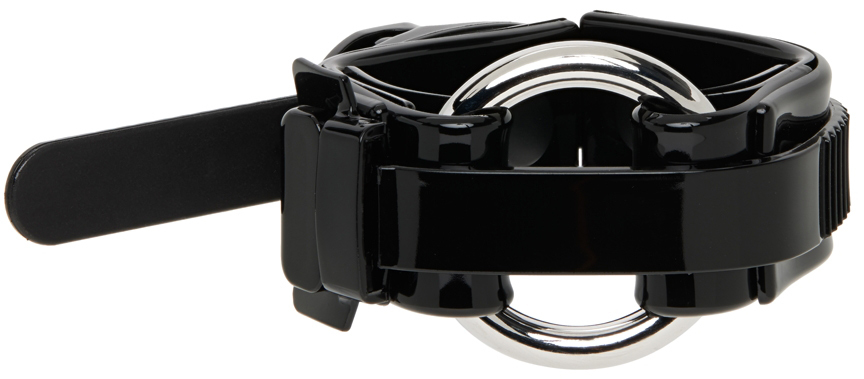 Innerraum Black B01 One Ring Bracelet In Black Shiny