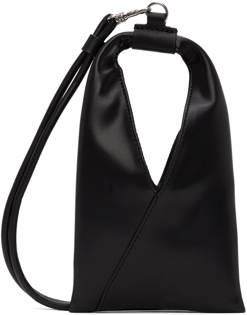 MM6 Maison Margiela Black Triangle Phone Pouch | Smart Closet