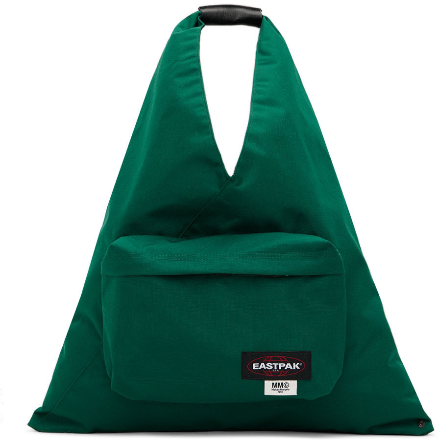 MM6 Maison Margiela Green Eastpak Edition Japanese Tote Bag