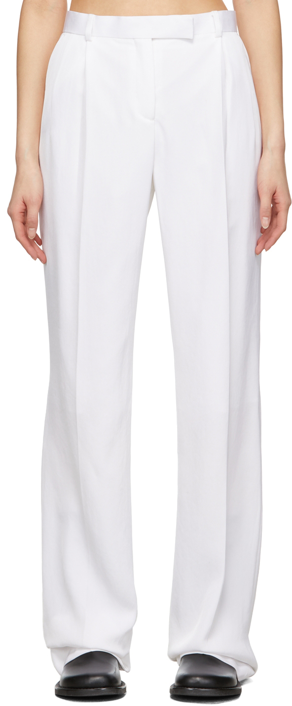 White Turin Trousers