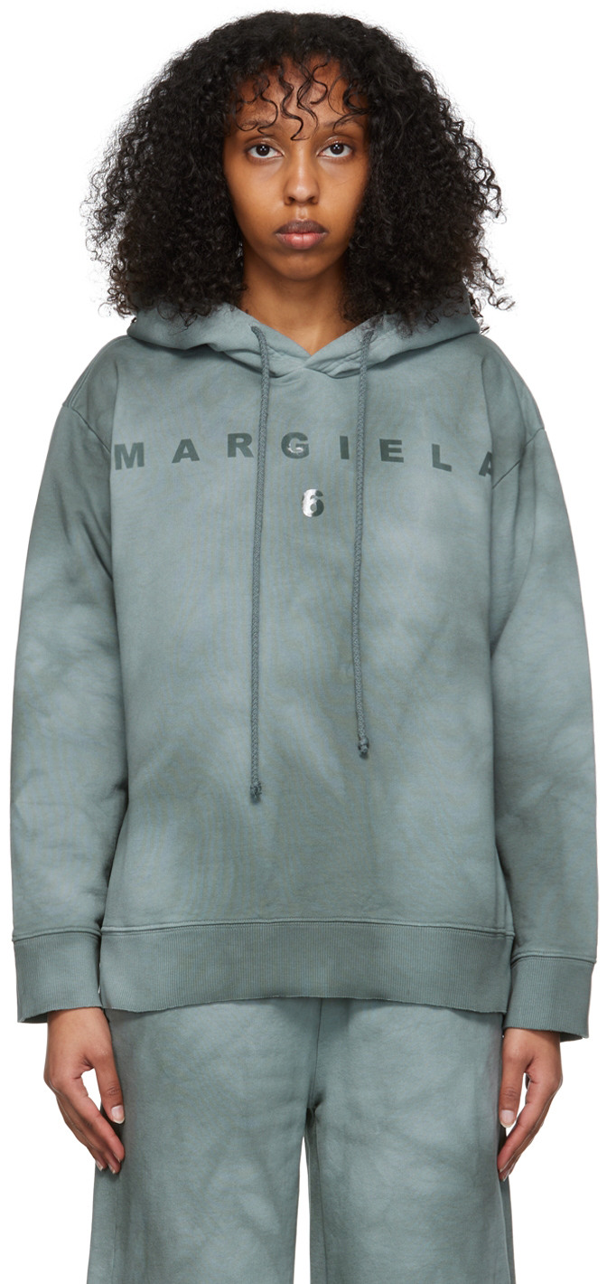 MM6 Maison Margiela Grey Cotton Hoodie