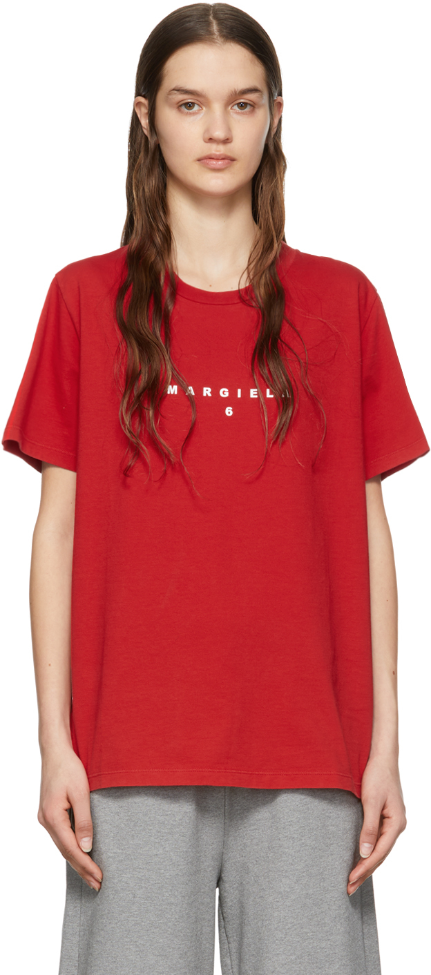 MM6 Maison Margiela SSENSE Exclusive Red T-Shirt