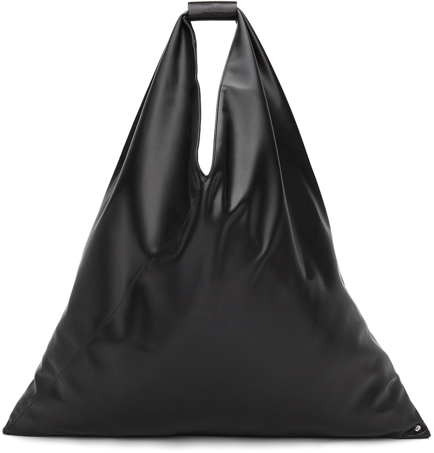 MM6 Maison Margiela: SSENSE Exclusive Black XXL Faux-Leather