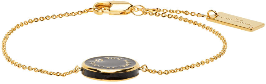 Marc Jacobs Black 'The Medallion' Bracelet