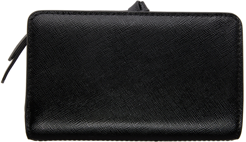 Snapshot DTM Black Leather Compact Wallet