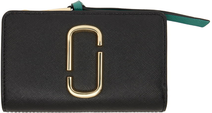 Marc Jacobs Black & White 'The Snapshot Compact' Wallet