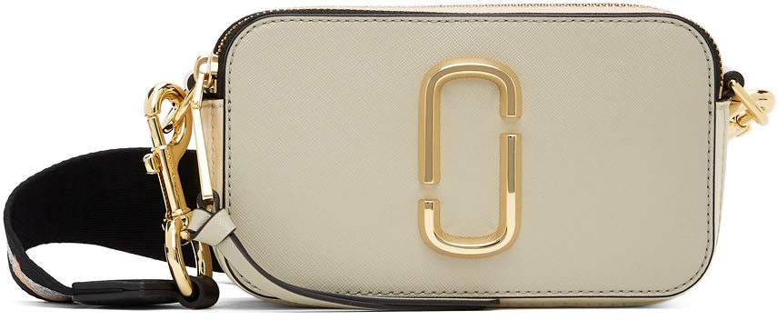 Marc Jacobs The Snapshot Camera Bag Black/Honey/Ginger in Leather with  Gold-tone - US