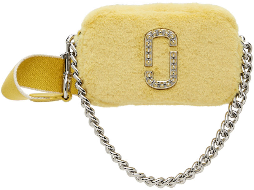 Marc Jacobs Yellow 'The Plush Snapshot' Shoulder Bag