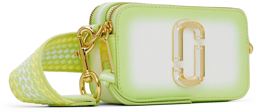 Marc Jacobs The Snapshot Leather Crossbody Bag in Fluoro Starlight Multi