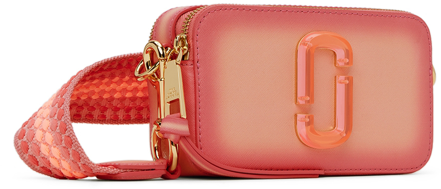 Marc Jacobs The Snapshot Leather Crossbody Bag in Fluoro Starlight Multi