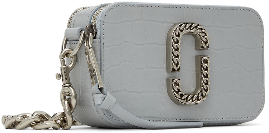 Grey 'The Croc-Embossed Snapshot' shoulder bag Marc Jacobs - Vitkac Norway