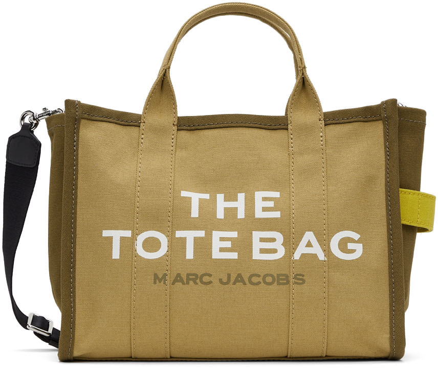 Marc Jacobs Khaki 'The Small Colorblock Tote Bag' Tote