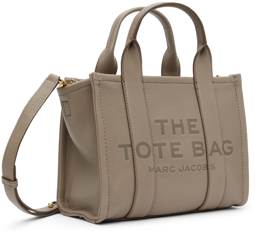 Marc Jacobs Taupe Mini Leather 'The Tote Bag' Tote | Smart Closet
