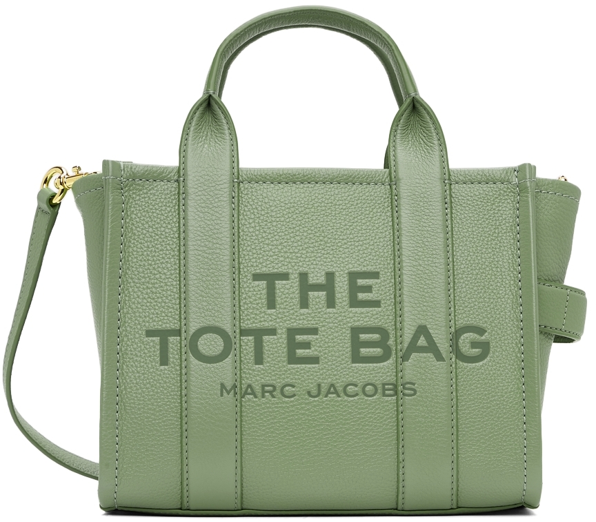 Marc Jacobs Green 'The Leather Mini Tote Bag' Tote
