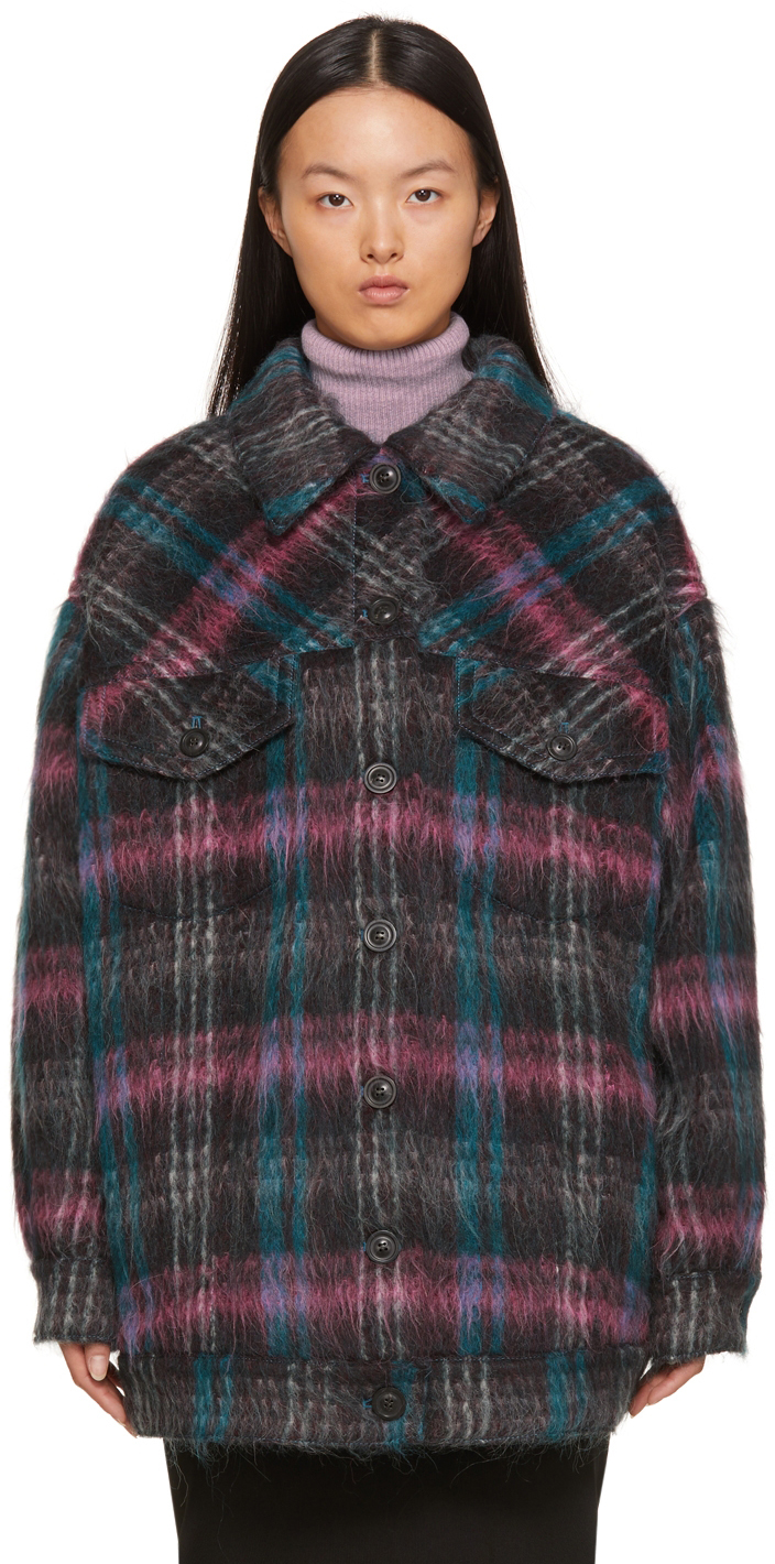 Marc Jacobs Multicolor 'The Oversized Plaid Jacket' Jacket