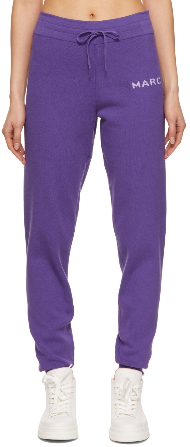 Marc Jacobs Purple 'The Knit Sweatpants' Lounge Pants