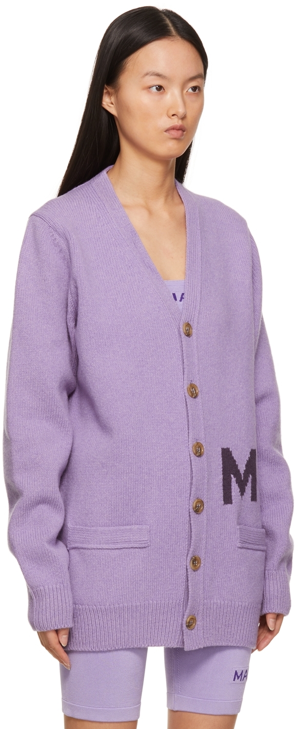 Marc Jacobs Purple 'The Big Cardigan' Cardigan | Smart Closet