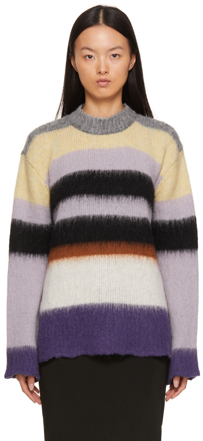 Marc Jacobs Multicolor 'The Brushed Striped Sweater' Sweater
