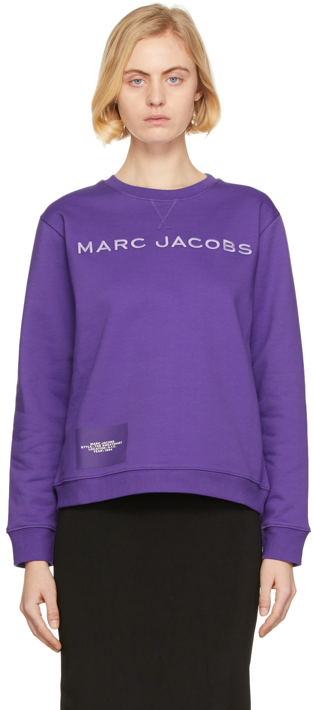Marc Jacobs Purple 'The Sweatshirt' Sweatshirt