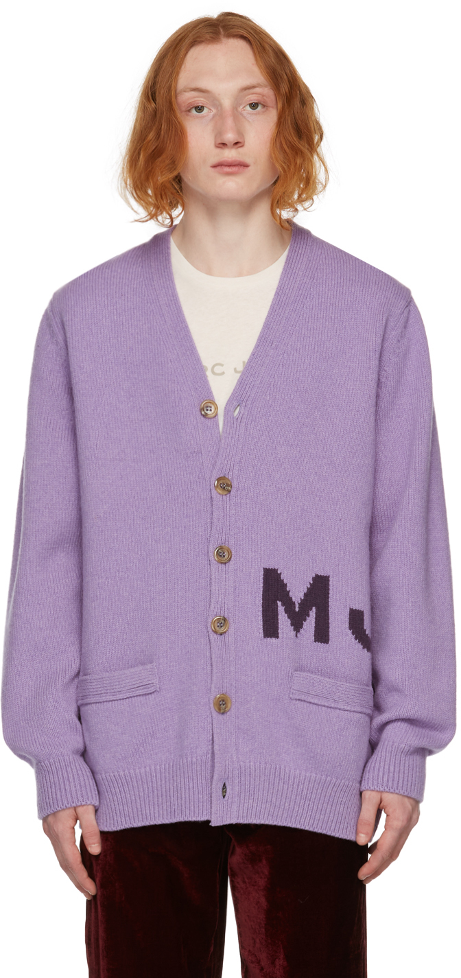 Marc Jacobs Purple 'The Big Cardigan' Cardigan | Smart Closet
