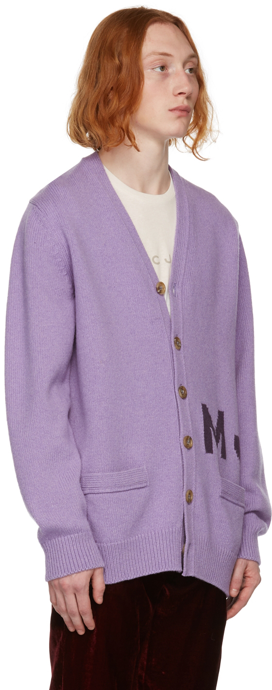 Marc Jacobs Purple 'The Big Cardigan' Cardigan | Smart Closet