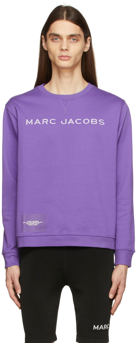 Marc Jacobs Purple 'The Sweatshirt' Sweatshirt