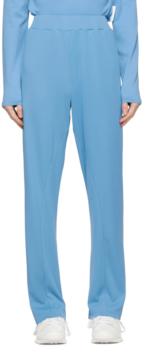 Blue Nylon Lounge Pants