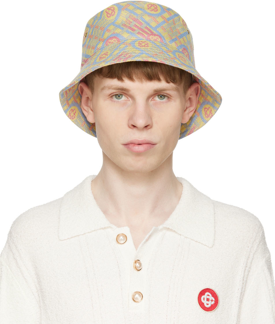 Casablanca: Multicolor Wool Bucket Hat | SSENSE Canada