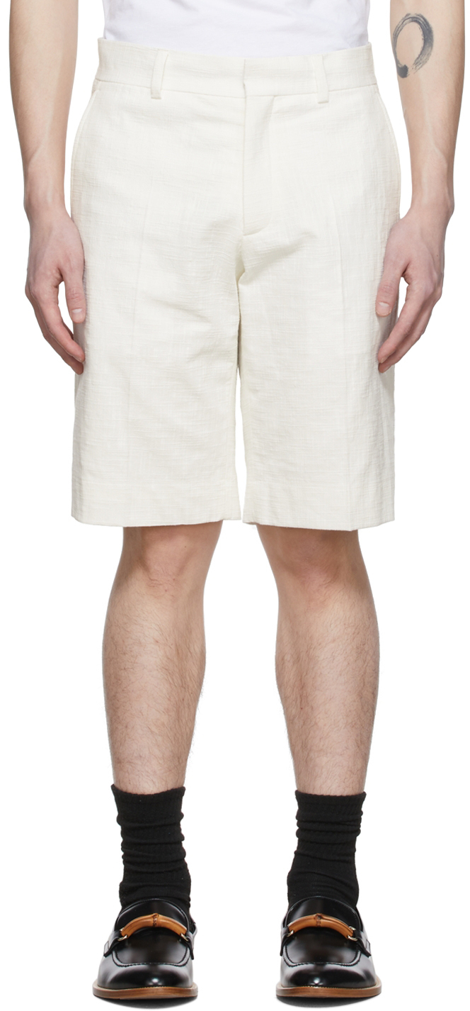 Off-White Cotton Shorts