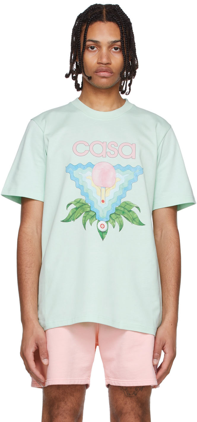 Casablanca Green Organic Cotton T-Shirt