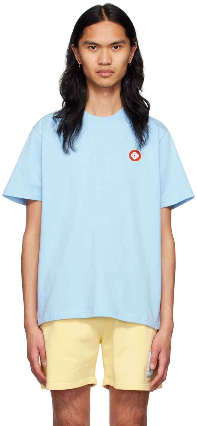 Casablanca Blue Organic Cotton T-Shirt